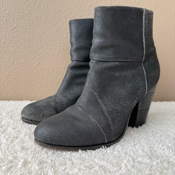 Rag & Bone Newbury bootie boots Gray Suede - Picture 3 of 14